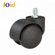 Nylon Home Furnitures Chairs Thread Caster Wheels Without Brake